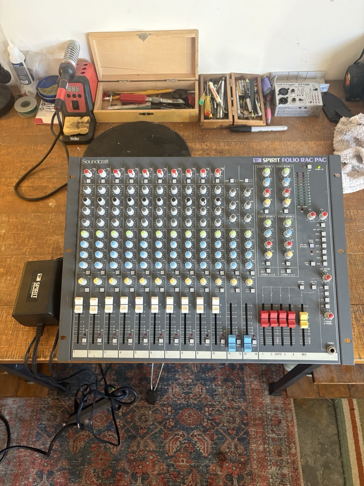 Soundcraft Folio Rac Pac Audio Mixer Console For Studio Or Live Sound