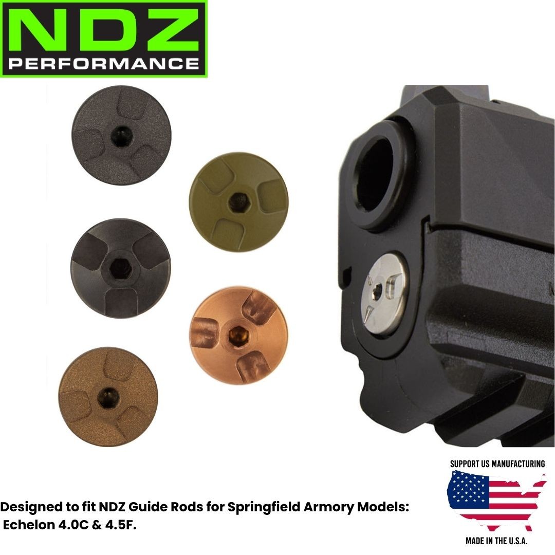 NDZ Springfield Echelon Guide Rod Screw Stainless Steel Multiple Coatings
