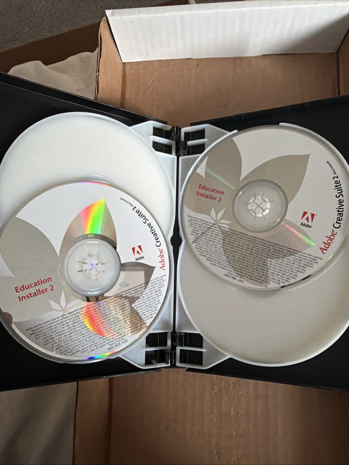 Adobe Creative Suite 2 Premium - 6 Disc Suite-2005 -Disks Are New! Code On Back