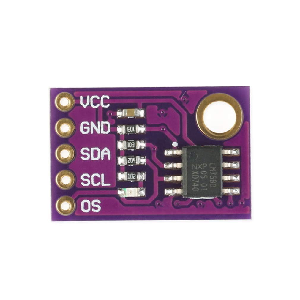 LM75 LM75A I2C Temperature Sensor Module Board High Speed IC Temperature Board