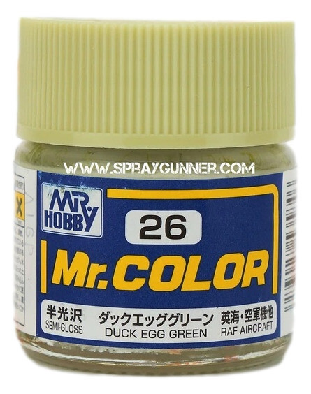 GSI Creos Mr.Color Model Paint: Semi-Gloss Duck Egg Green