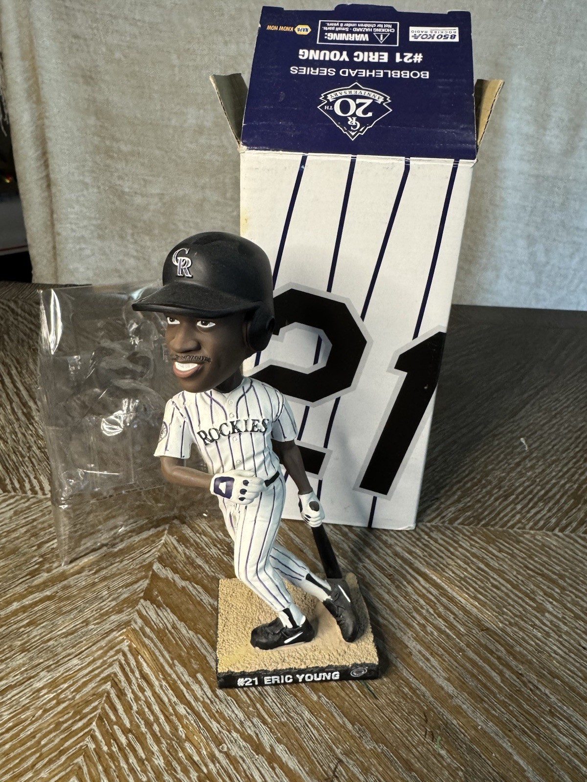 Colorado Rockies Eric Young Bobblehead – 20th Anniversary Collector’s Edition