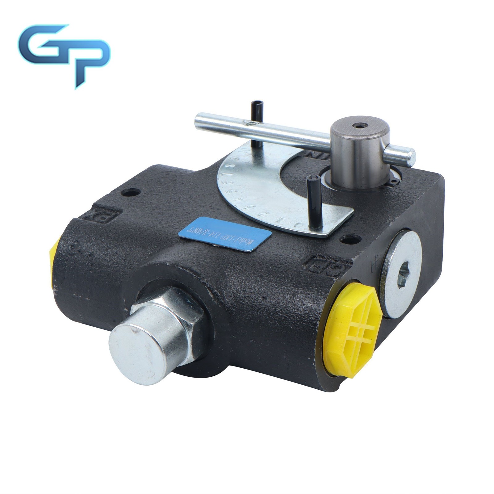 0-30GPM 3/4" NPT Hydraulic Adjustable Variable Flow Control Valve w/ Relief