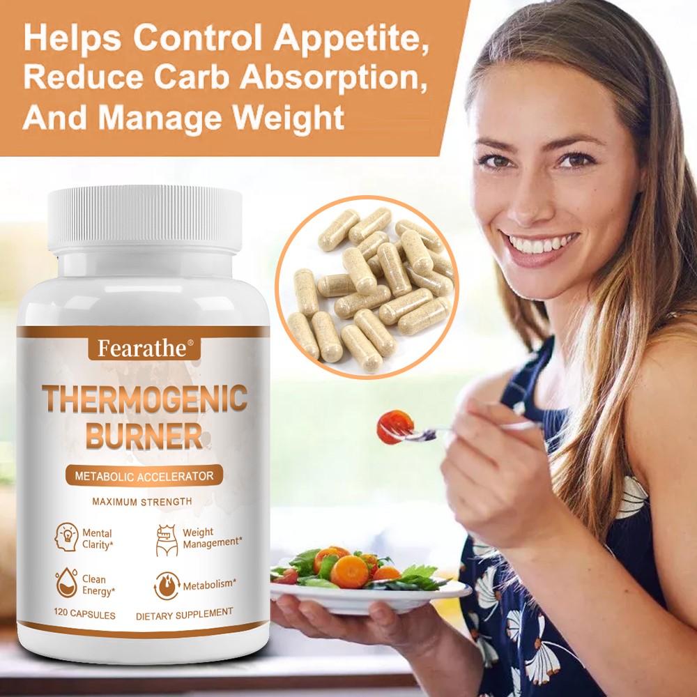 Thermogenic Burner Weight Loss Metabolism Appetite Suppressant Energy 120 Count