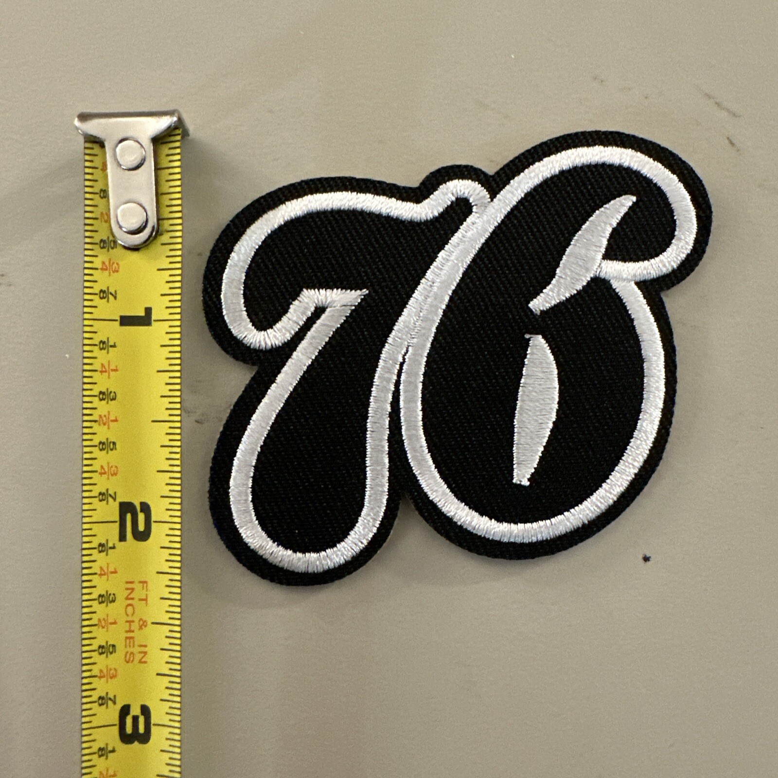 76 (Embroidered Iron on patch) Spirt Of / Liberty / Gas/Cars/Oil