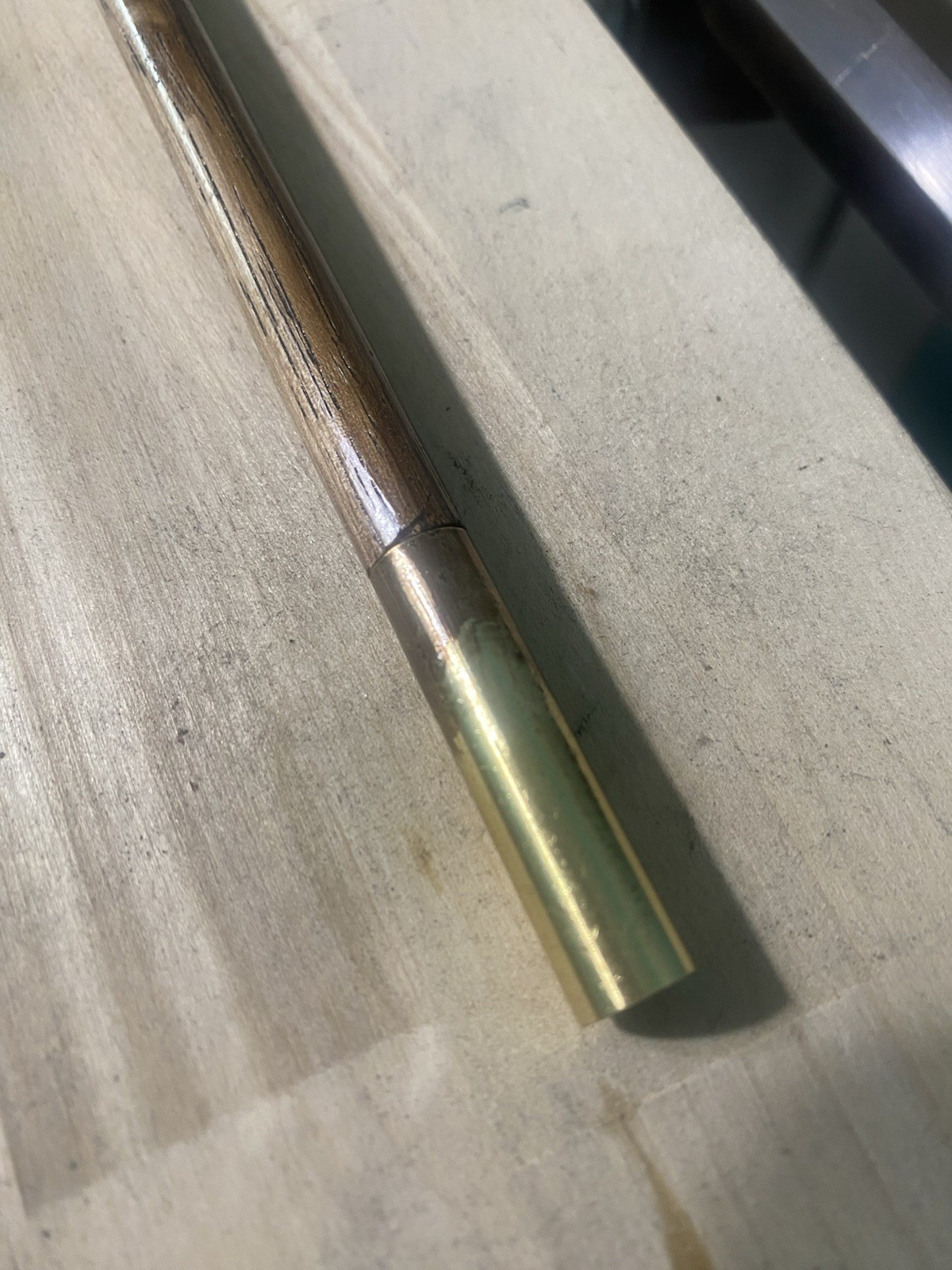 Hickory Ramrod 36” Long X 1/2” Diameter with Brass Tips.
