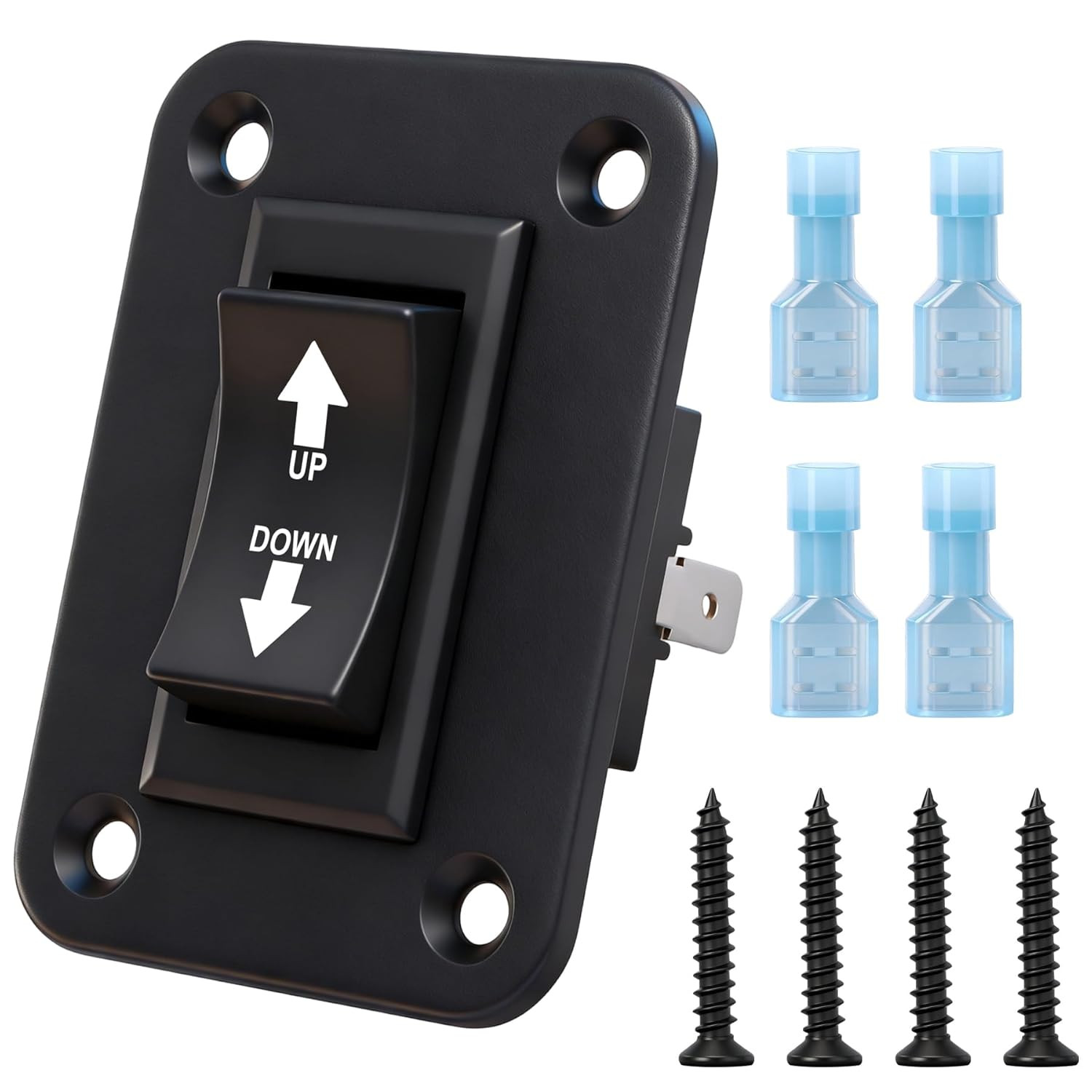 UP down Momentary Reverse Polarity Switch, 12V 30A DPDT, Polarity Reversing