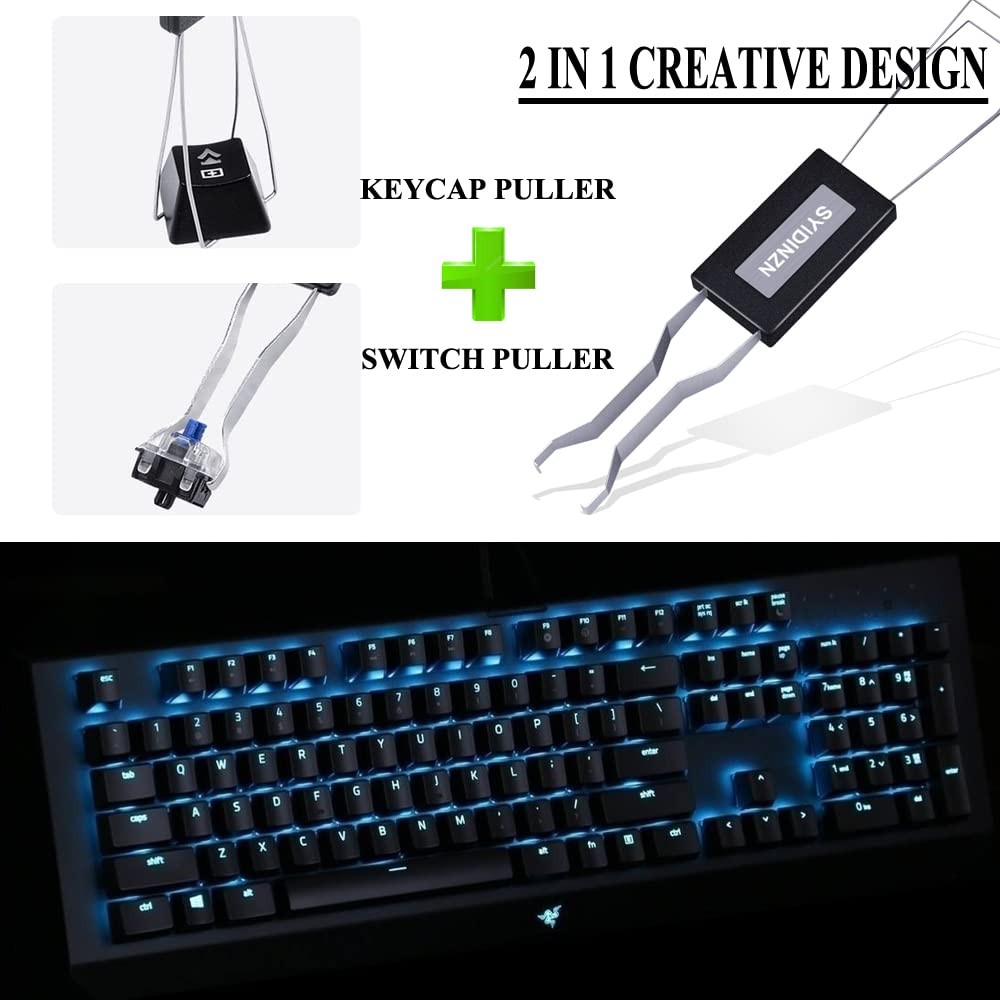 Keycap Puller Stainless Steel Key Removal Tool Keycaps Remover