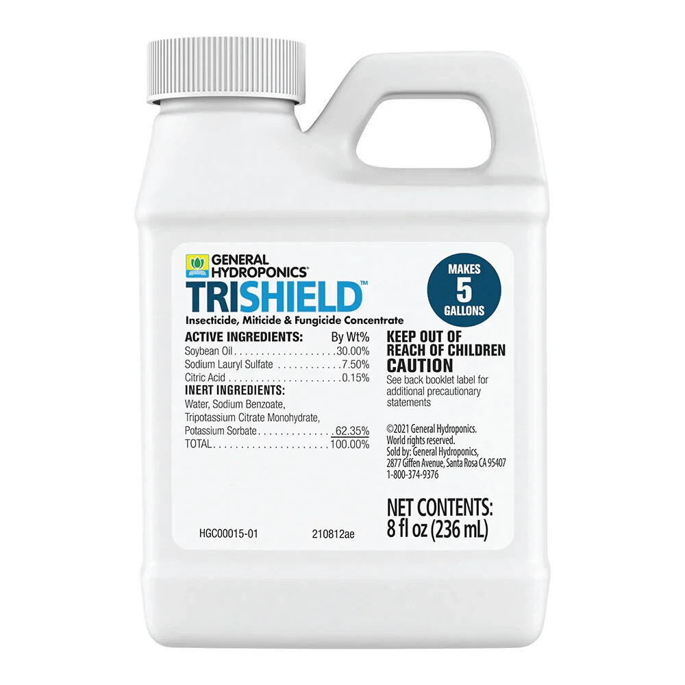 General Hydroponics TriShield Insecticide/Miticide/Fungicide 8oz  - 3 in 1
