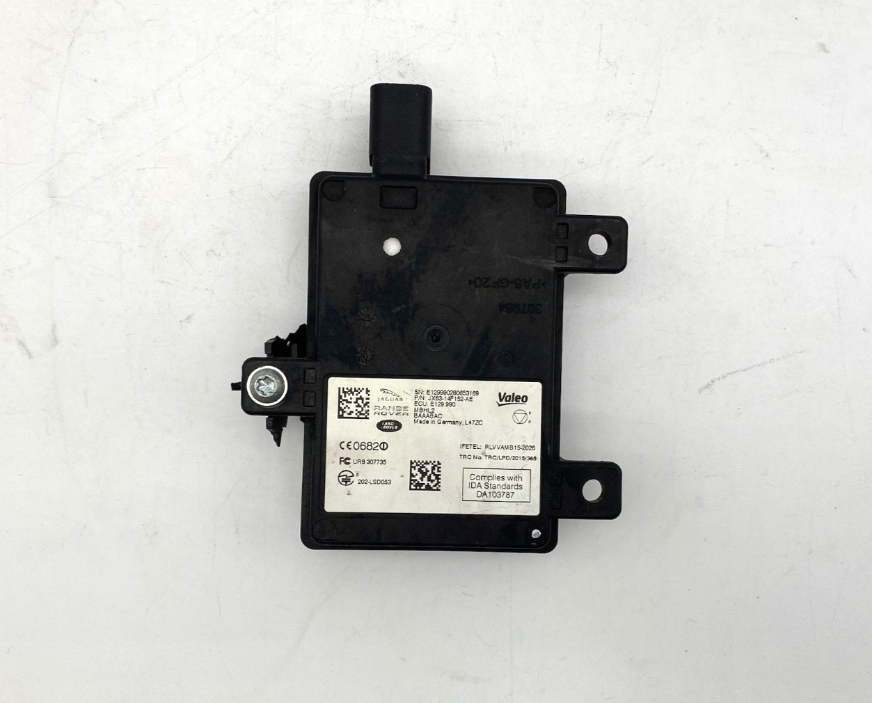 2017-2020 JAGUAR LAND ROVER REAR BLIND SPOT SENSOR CONTROL MODULE JX63-14F152-AE