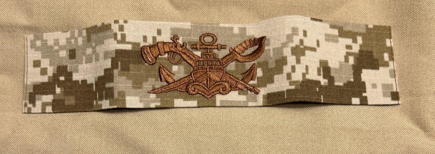 US Navy Senior SWCC Badge NWU Type II Desert Sew-On USN