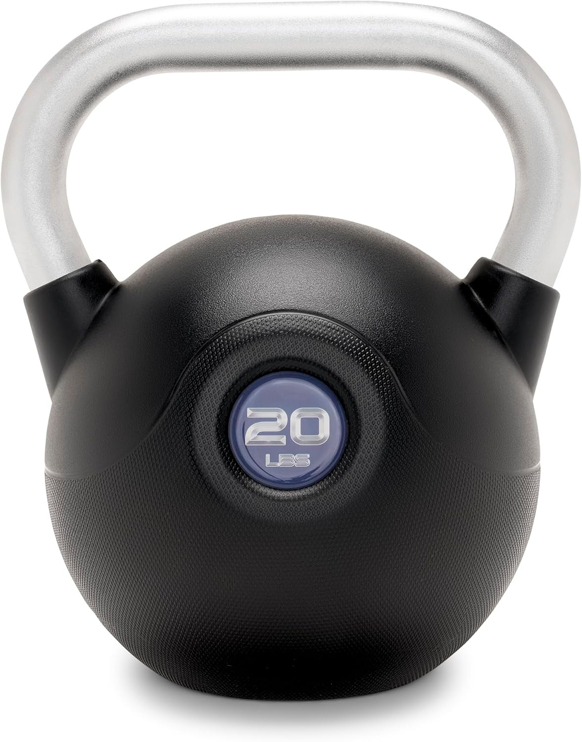 Commercial Grade PU Coated Kettlebell – 10 to 40 LB Single Weights with Textured