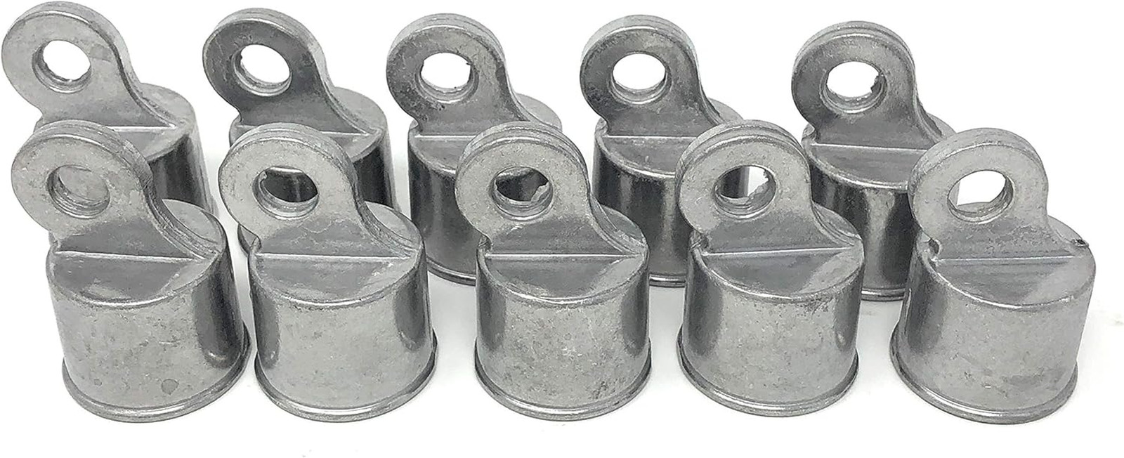 Chain Link Fence Rail Ends Aluminum 10 Pc Pack 1-3/8"