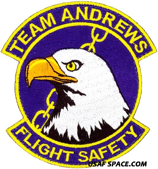 USAF 316th WING – TEAM ANDREWS – FLIGHT SAFETY - ORIGINAL AIR FORCE VEL PATCH