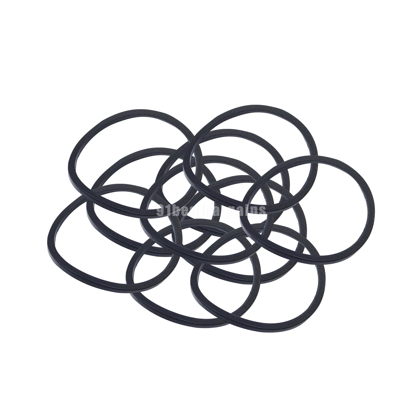 10 Pcs Disc Drive Belt Rubber Ring Band Replacement for Xbox 360 & Slim DVD Tray