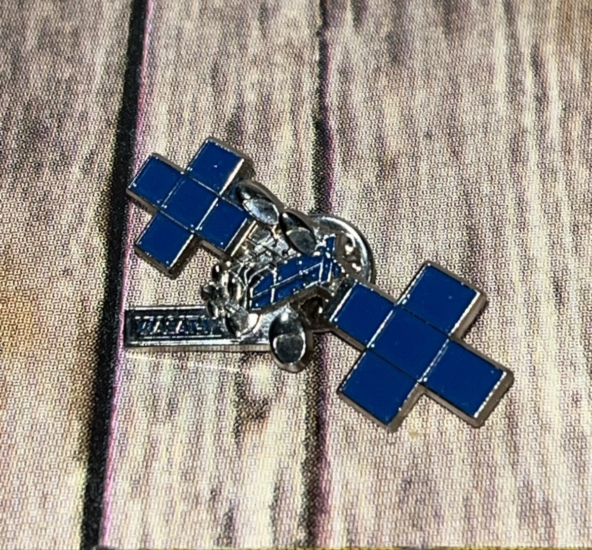 VIASAT-1 Commercial Communications Satellite Enamel Lapel Pin