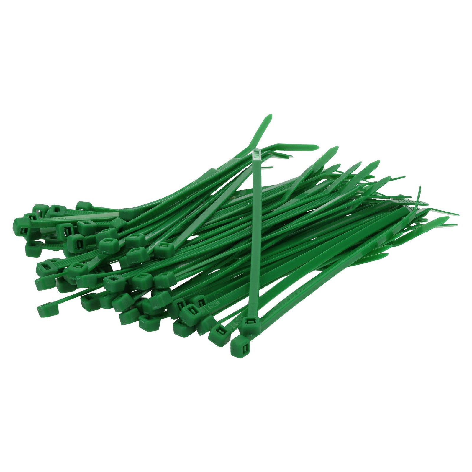 100 pieces Kalitec cable ties green 100 mm x 2.5 mm polyamide UV resistant