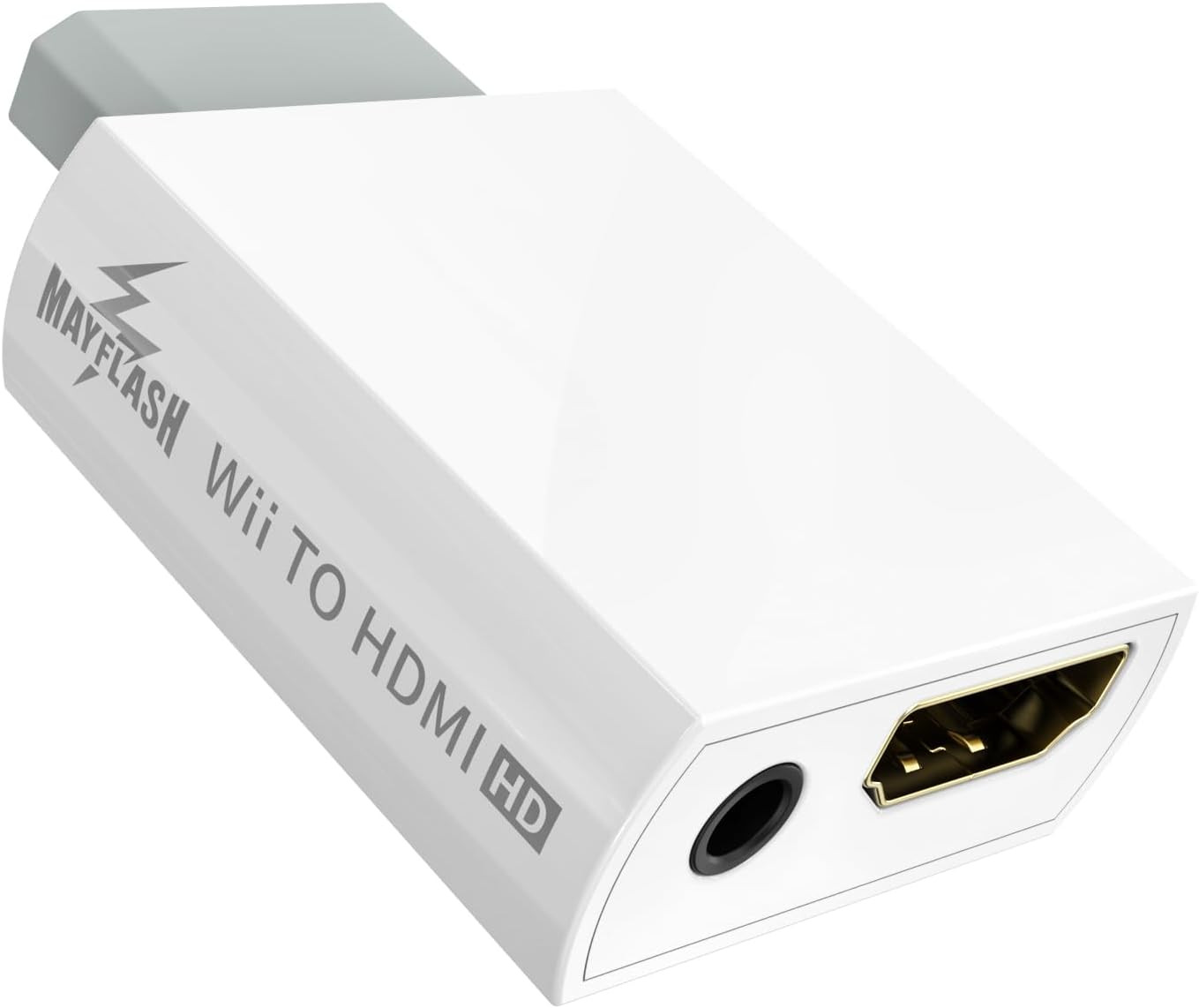 MAYFLASH Wii to HDMI Converter 1080P for Full HD Device, Wii HDMI Adapter with 3