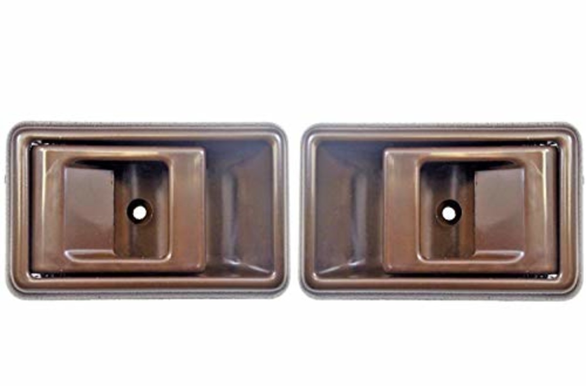 fits 1995 to 2000 Toyota Tacoma Interior Door Handle Left and Right Brown