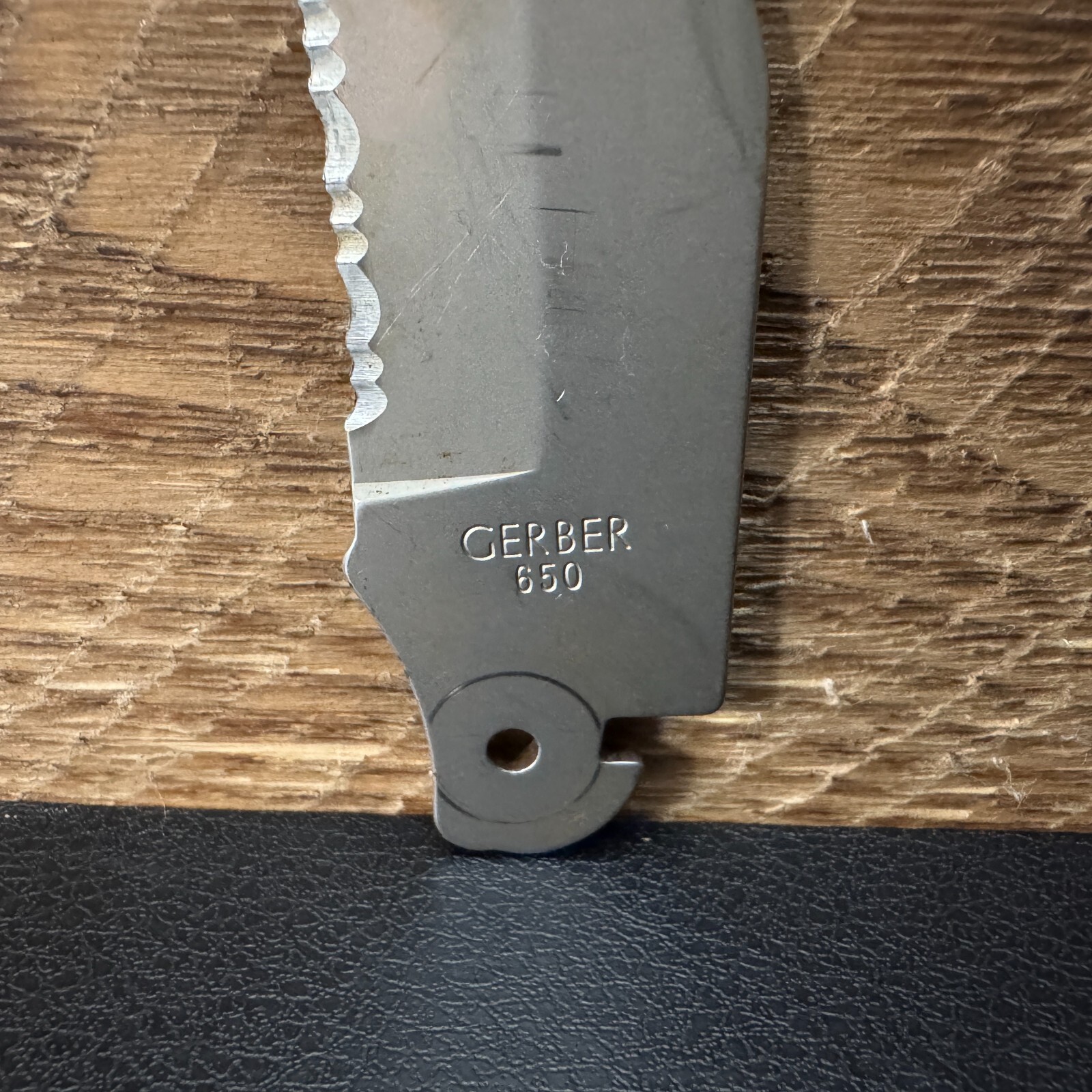 Gerber 650 Gator Replacement Knife Blade, Serrated Edge, Stainless - USA