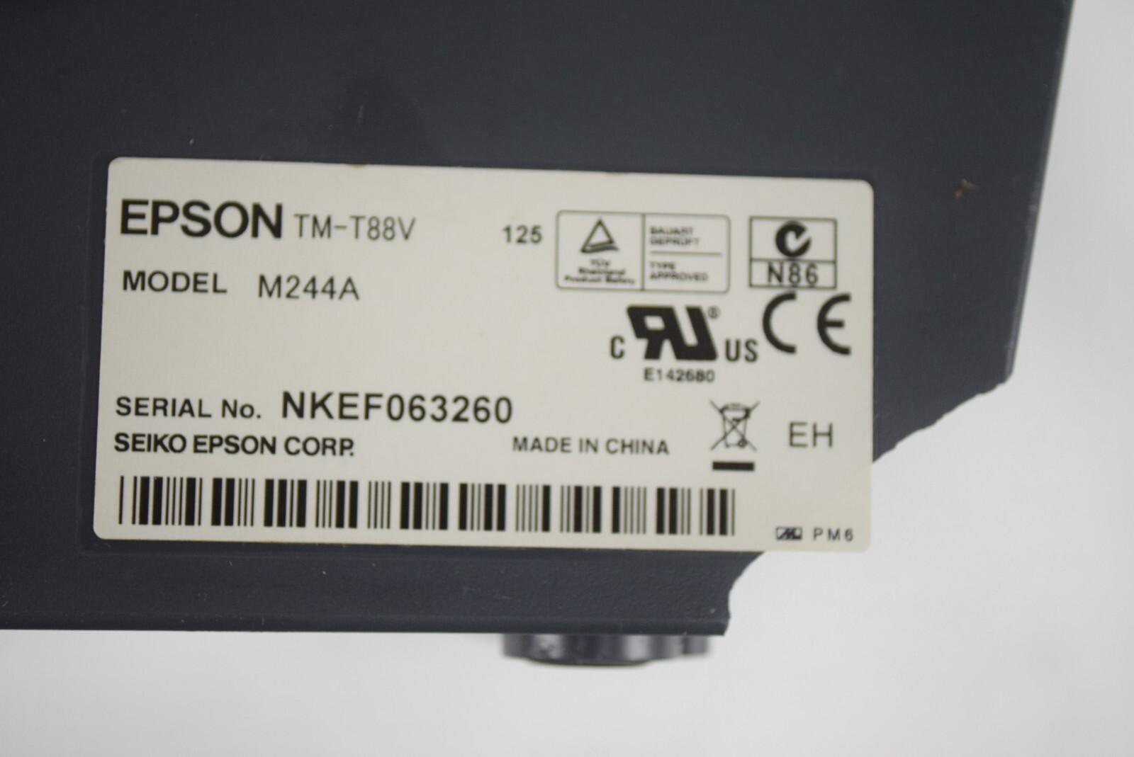 Micros M244A Epson Thermal Receipt Printer