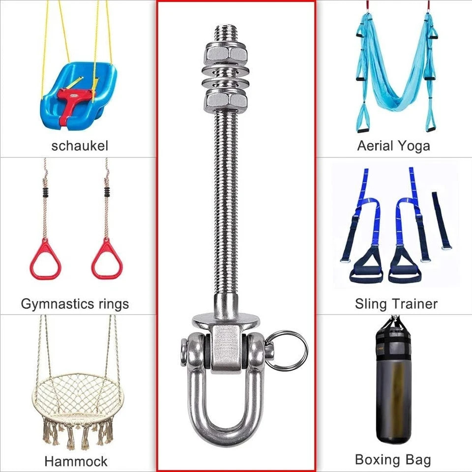 SELEWARE Set of 2 Heavy Duty Swing Hanger 1800LB Capacity, 8-3/4 Inch x 2pcs