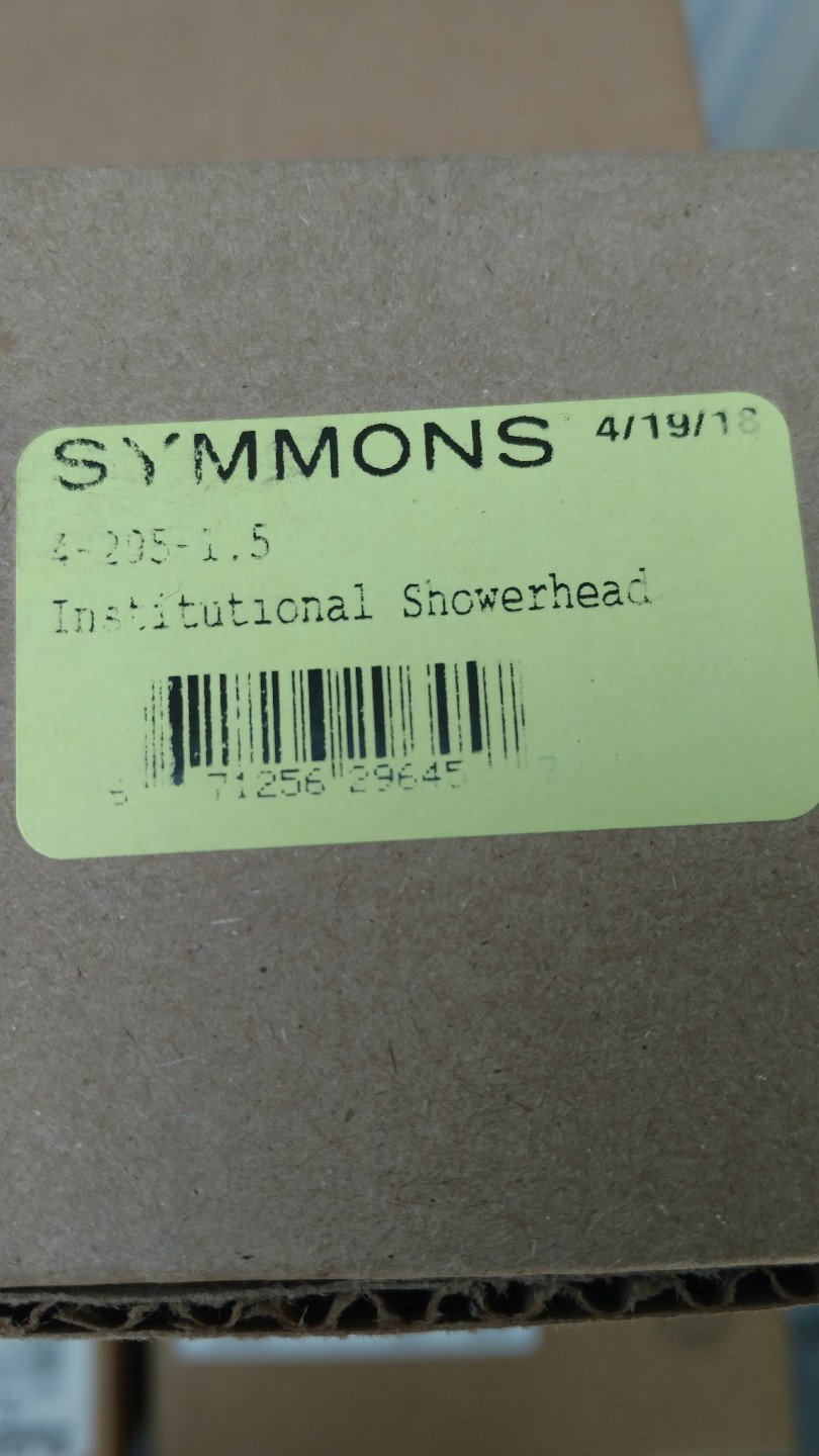 Symmons 4-295-1.5 Institutional Showerhead