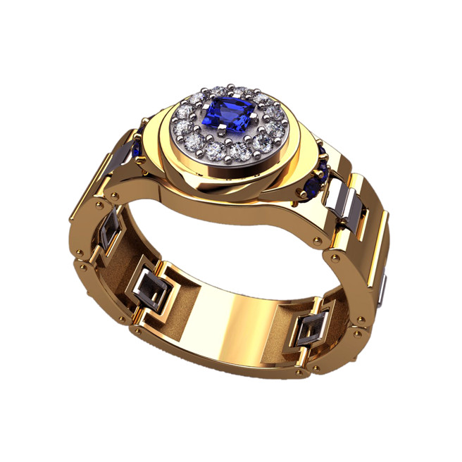 1 pc Men's Ring Wax patterns for lost wax casting jewelry/injection wax_30199