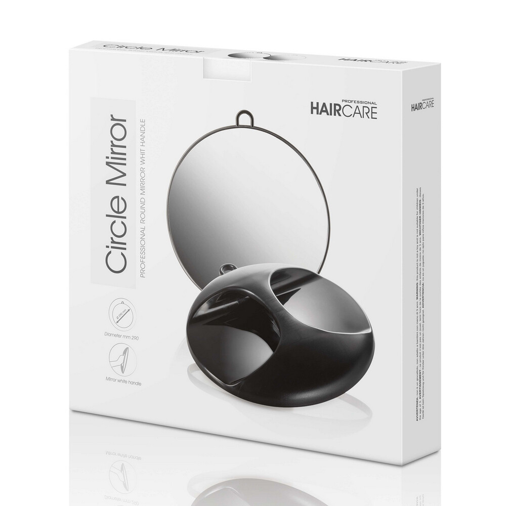 ROUND WHITE MIRROR BEAUTY SALON - MADE IN ITALY