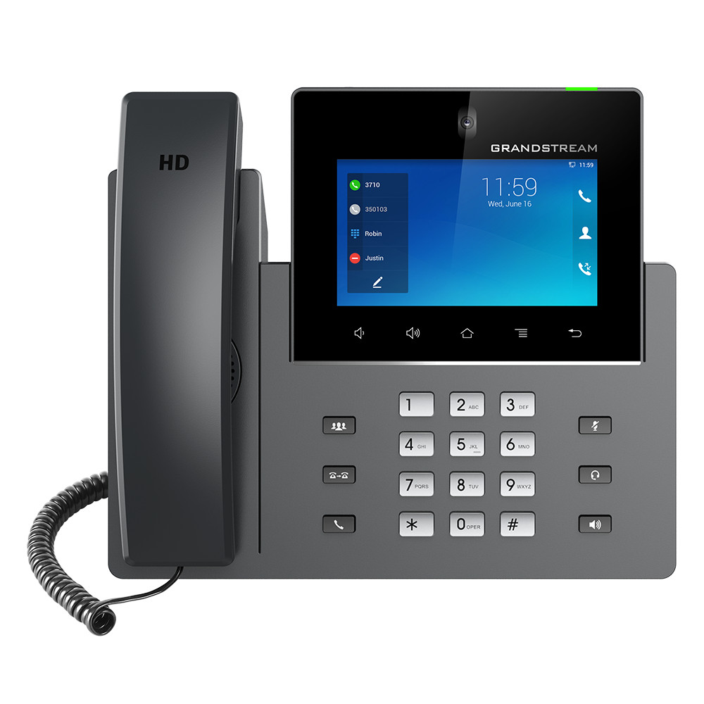 NEW Grandstream GXV3370 16 Line Android IP Phone 7" Colour Display PoE