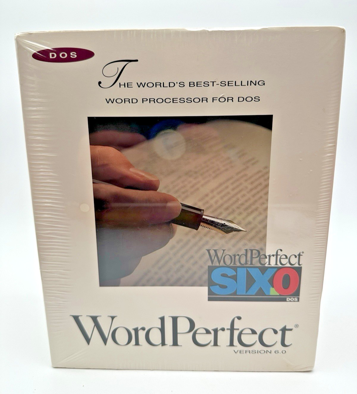 WordPerfect 6.0 DOS Word Proccessing Software Word Perfect New Old Stock Sealed