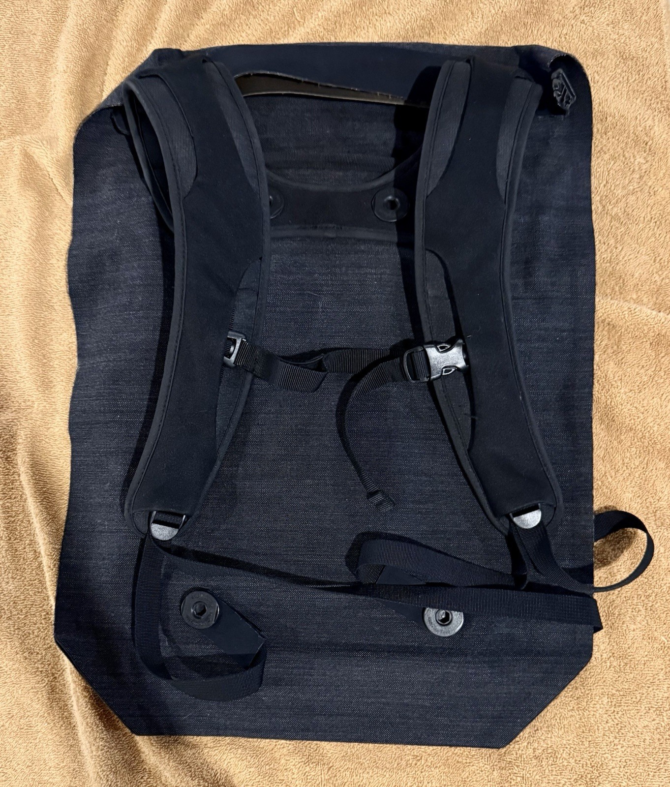 O-range Solar Backpack Made In Italy Solar Panel Works/Charges Approx. 16wX20h