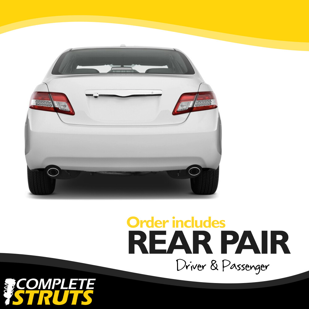 Rear Pair Complete Strut & Coil Spring Assemblies for 2015-2017 Subaru Legacy