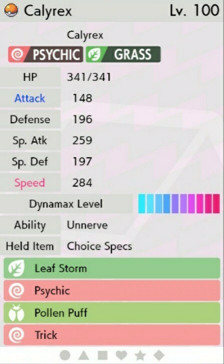 Calyrex For Pokémon Sword & Shield