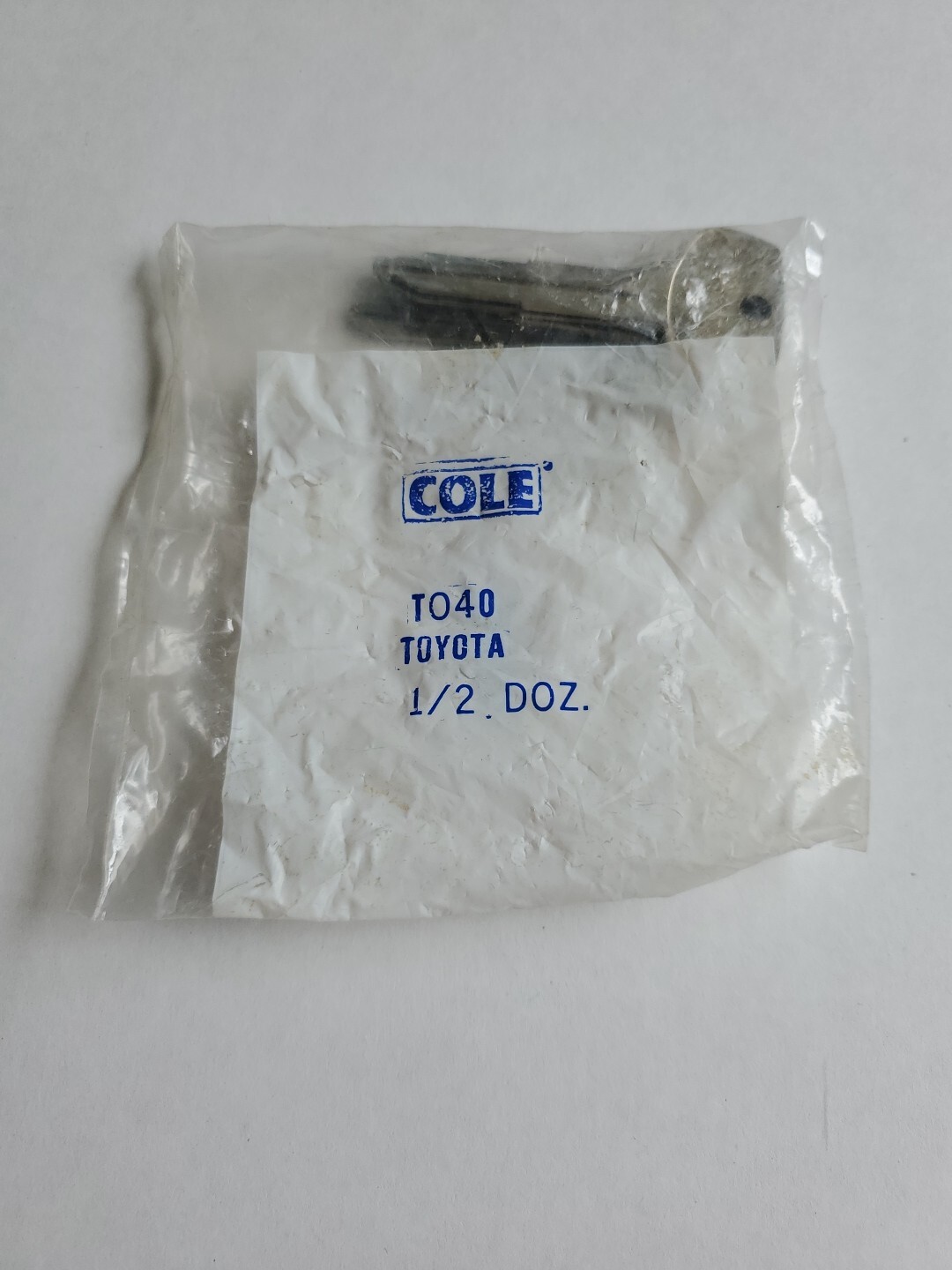 6x Cole TO40 Key Blanks