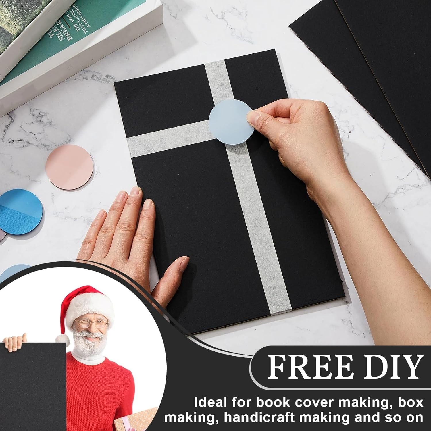 Versatile 20 Pcs 7 x 5 Inch Chipboard Sheets - Essential Bookbinding Supplies