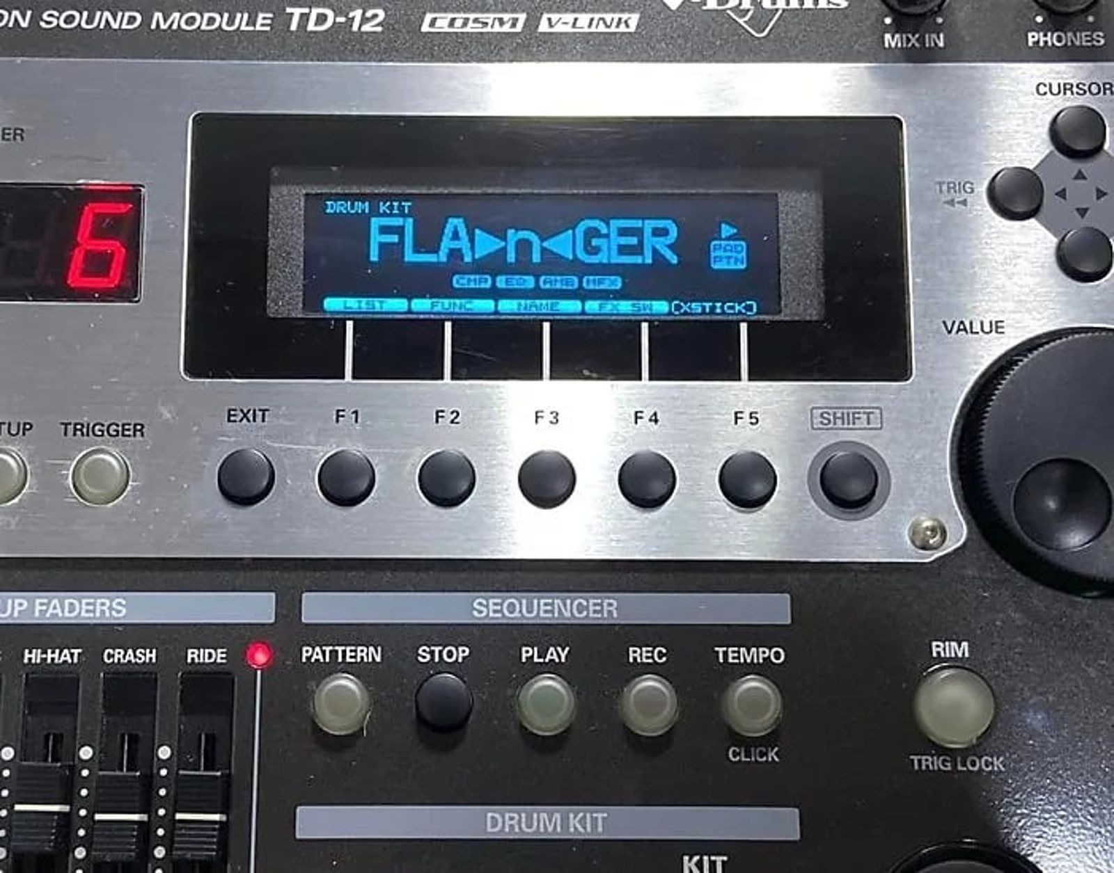 Wot Tech replacement OLED lcd for Roland td-20 td-12 drum modules