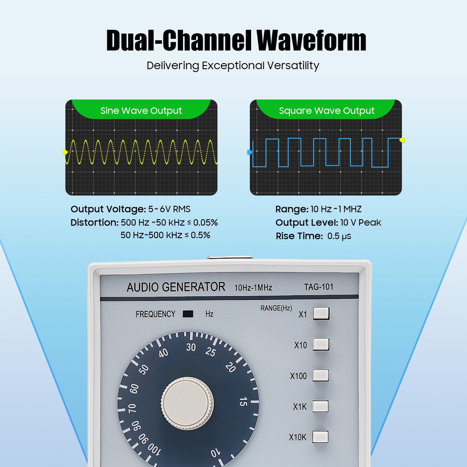 Professional Low-Frequency Signal Generator with High Precision Output
