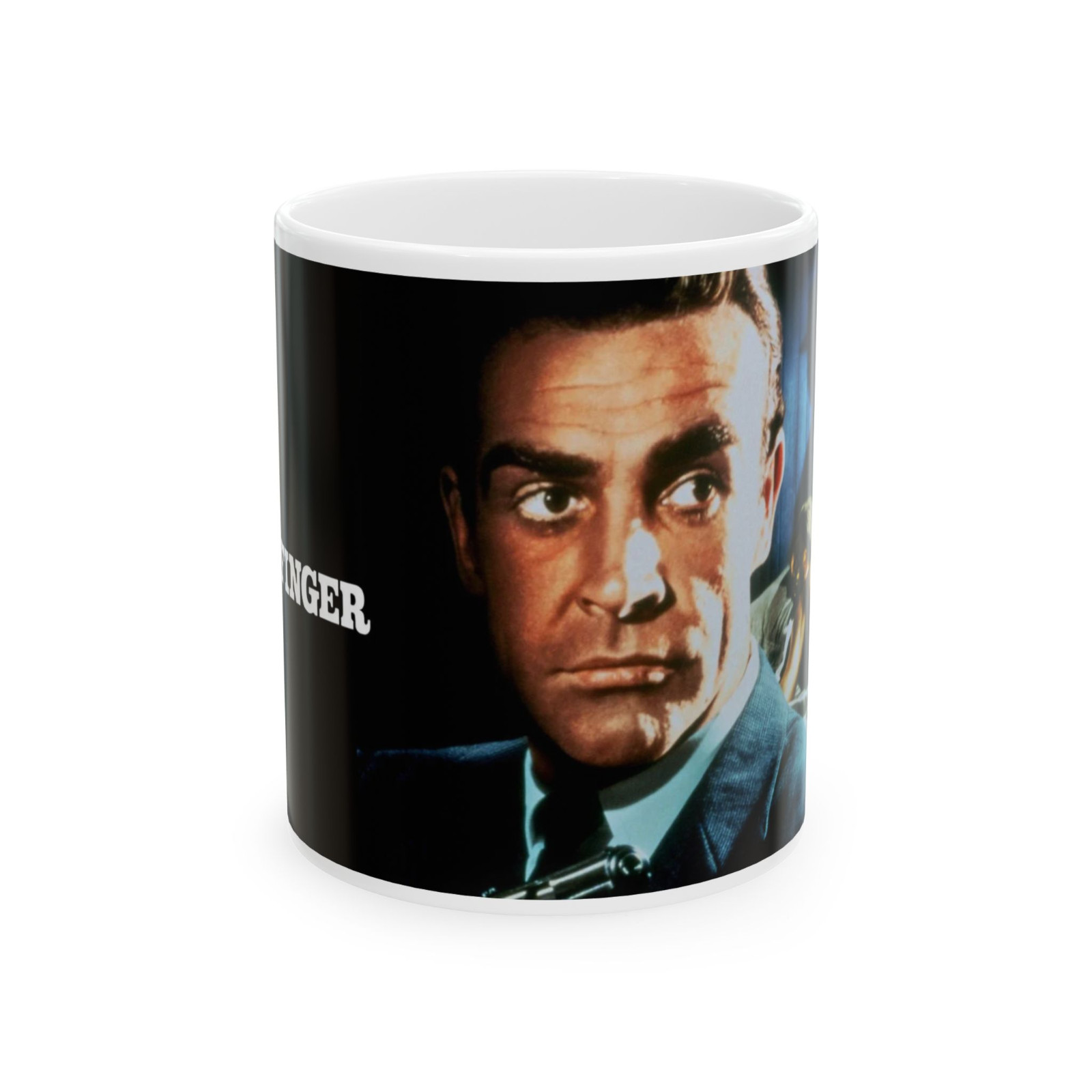 Goldfinger James Bond Movie Coffee Cup Mug