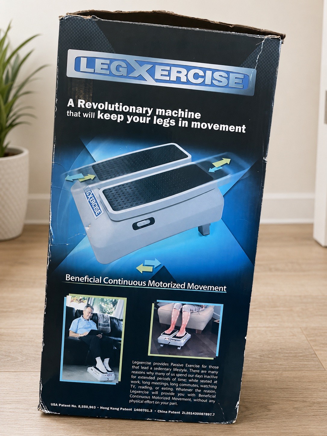 LEGXERCISE Motorized Leg Exercise Machine LEGX-011 with Power Cord (TESTED)