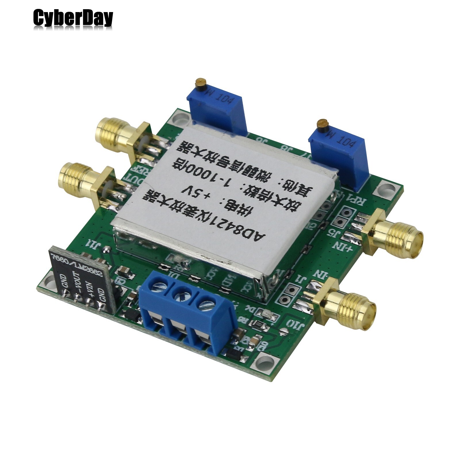 AD8421 Universal Instrumentation Amplifier Module Single Power Supply Mode New