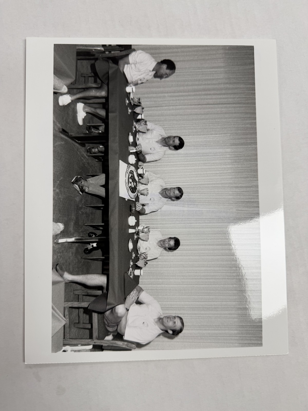 NASA STS-30 Crew Breakfast Before Launch Press Photo