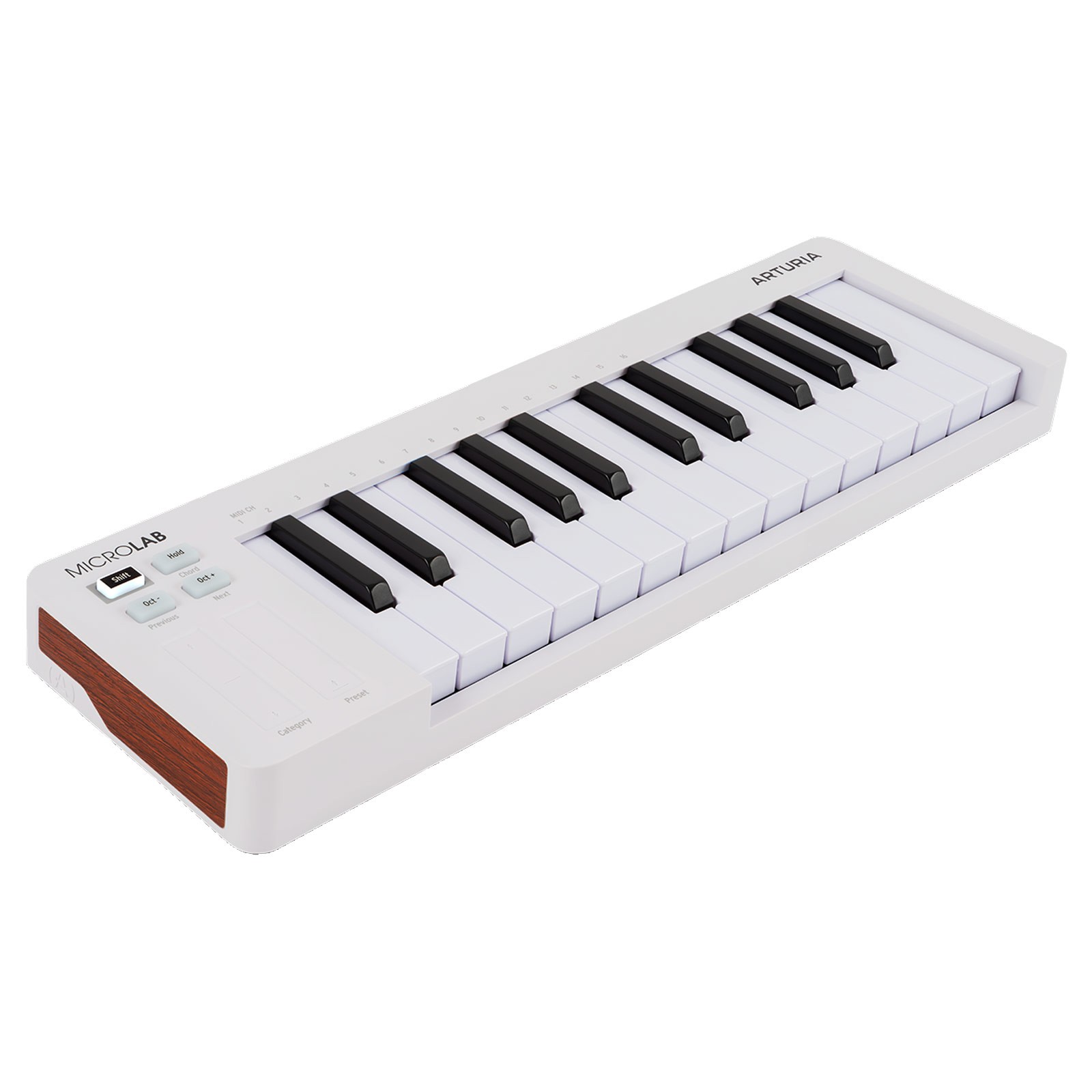 Arturia MicroLab mk3 White Ultra-Compact Controller with Headphones