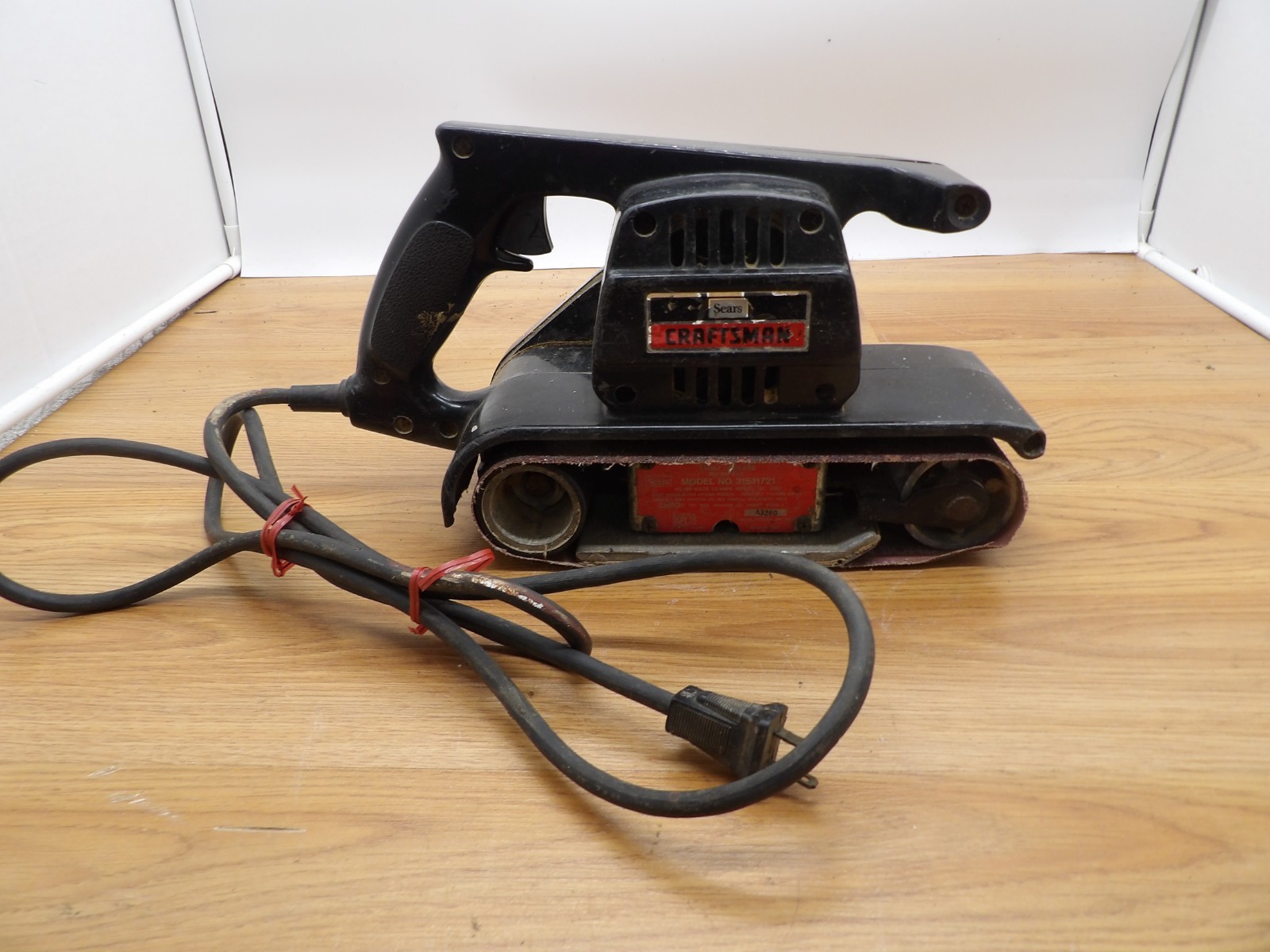 Vintage Sears Craftsman 3" Belt Sander Model 315.11721 USA READ!!!!! FREE SHIP!