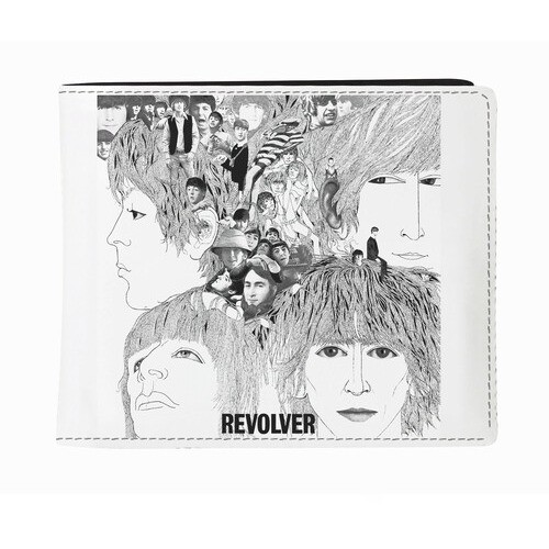Rocksax - The Beatles - Revolver - Wallet with Coin Pocket (Black)