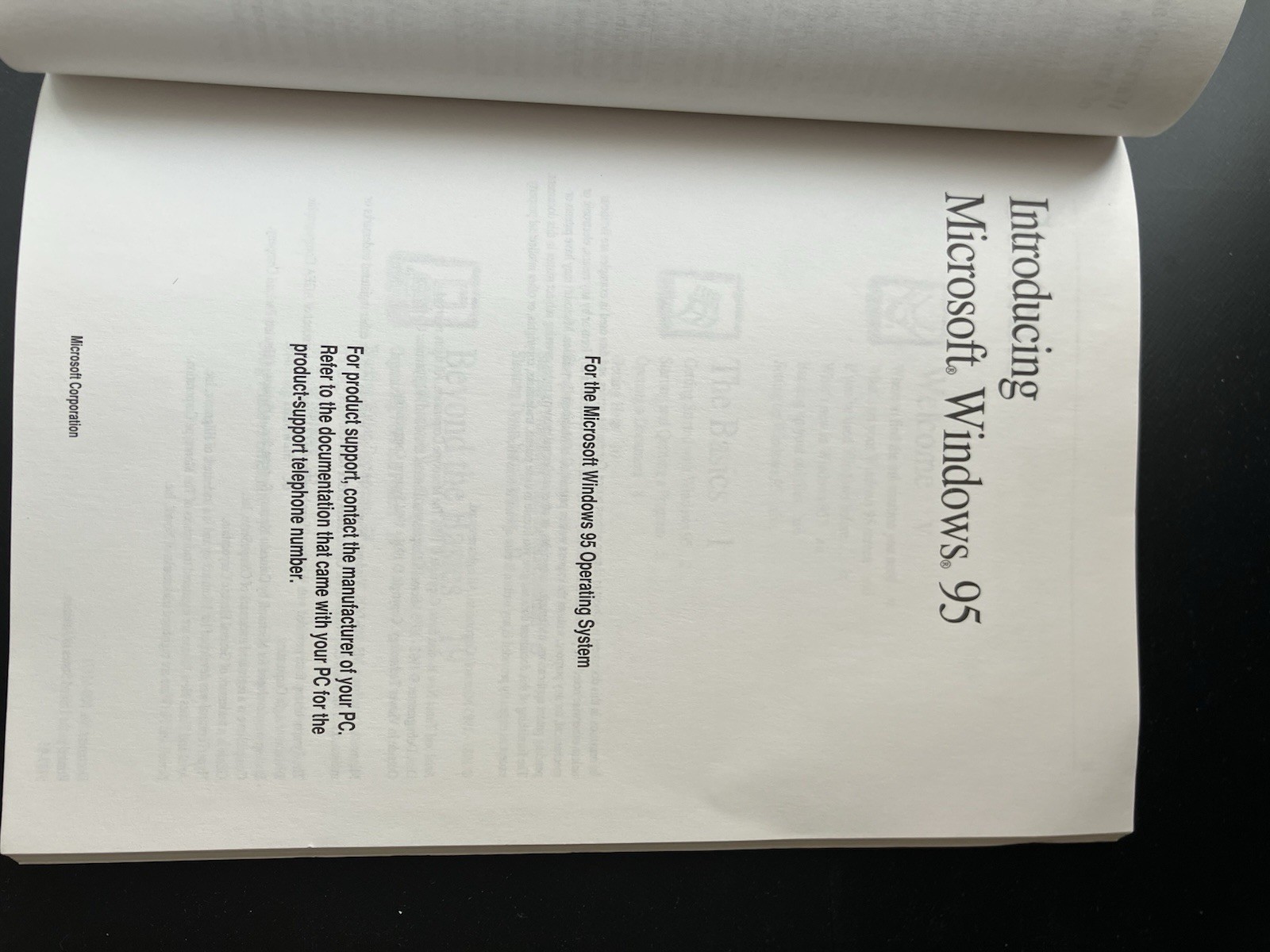 Vintage Microsoft Windows 95 Manual Introducing Guide COA Sealed New Old Stock