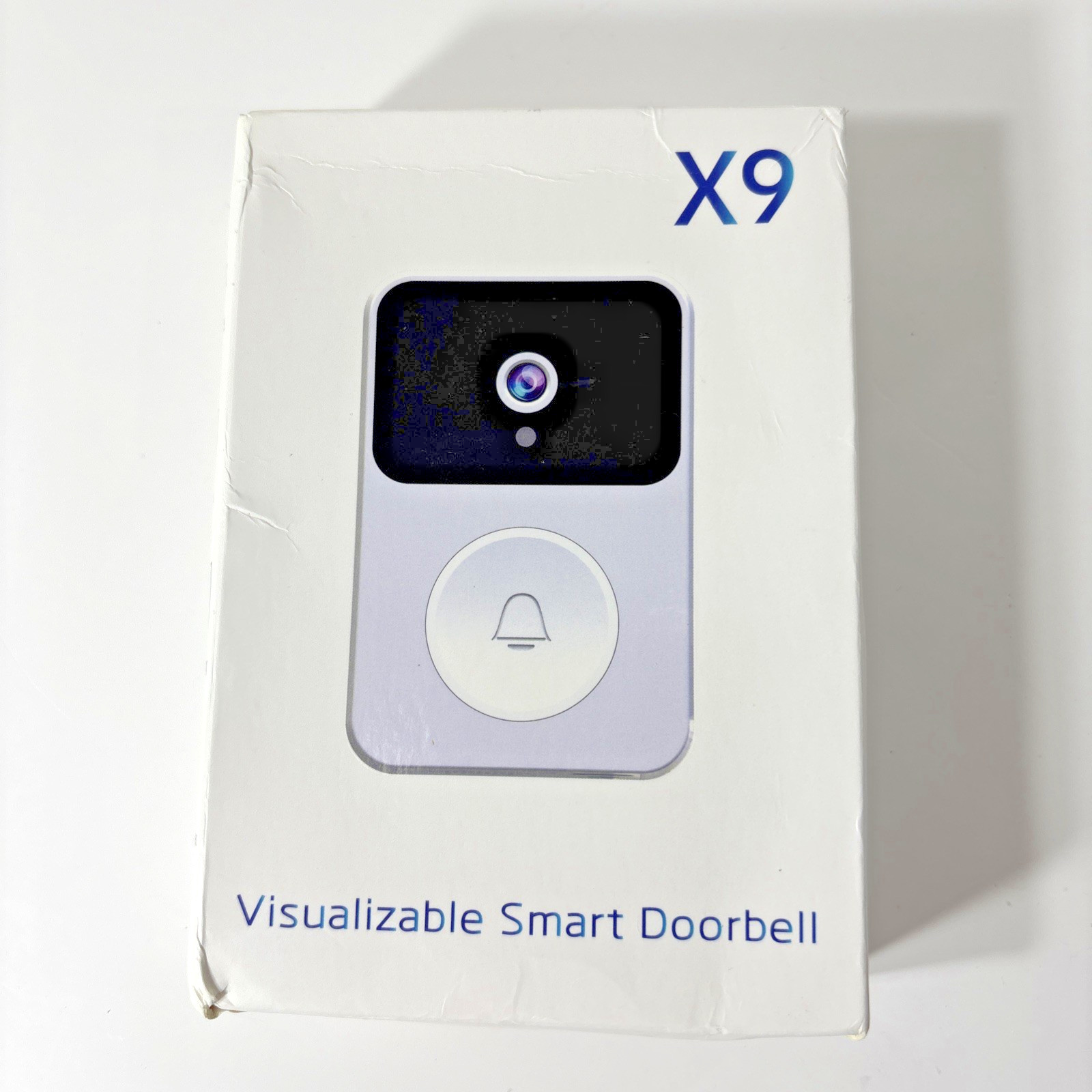 Visualizable Smart Doorbell X9 Camera wifi connect Talking White For Safety READ