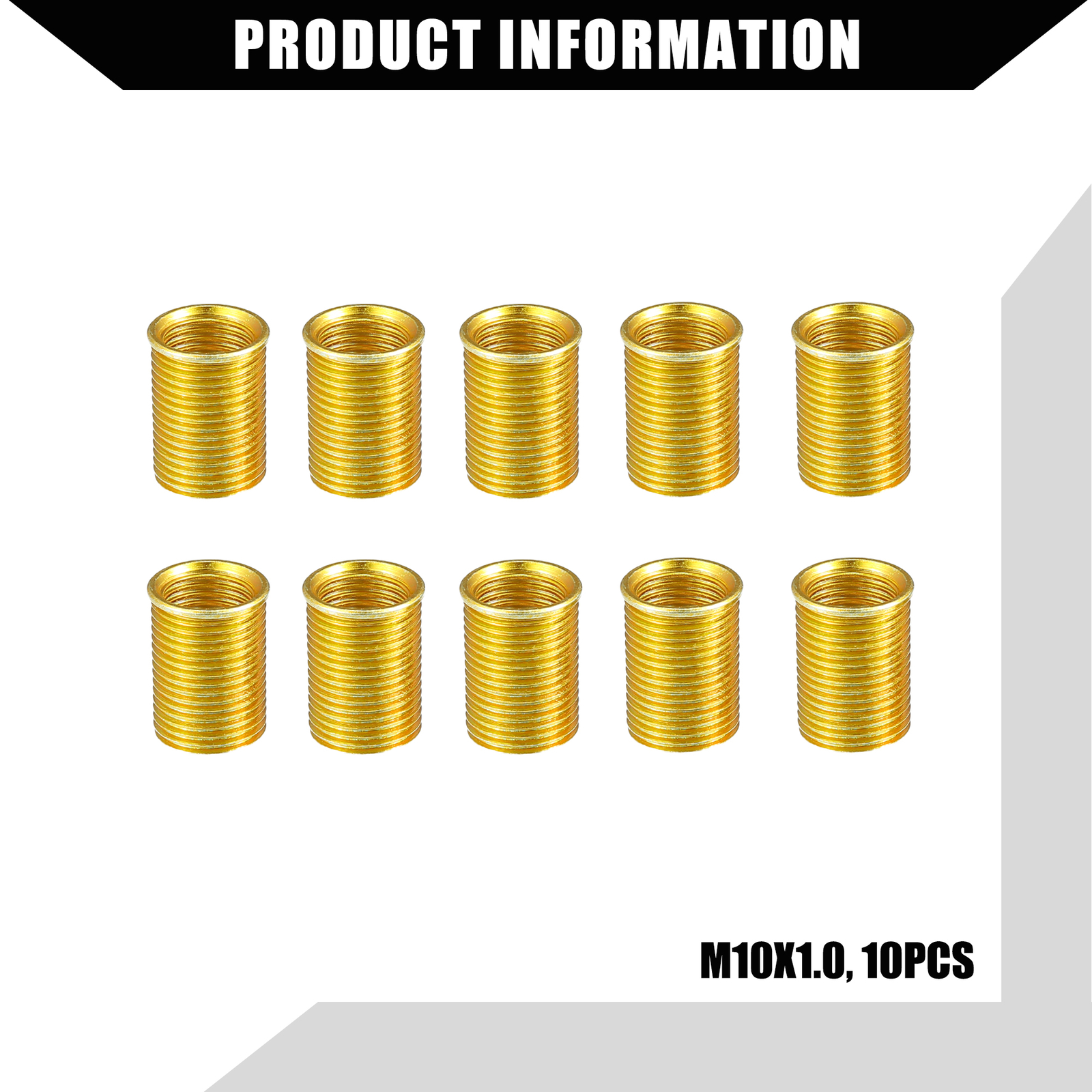 Universal Piece of 1 Spark Plug Thread Repair Tools with M10x1.0 Inserts
