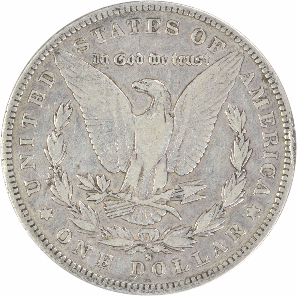 1896-S Morgan Silver Dollar VF Uncertified #1013