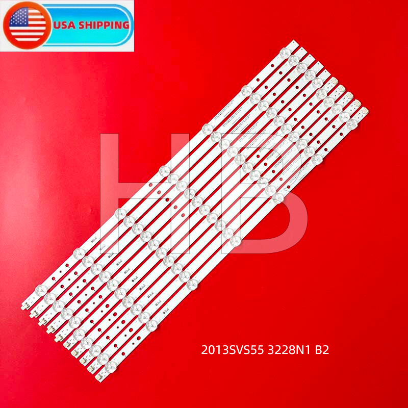 LED Backlight (10) For Samsung UN55H6203AFXZA UN55J6201 BN96-28772A BN96-28773A